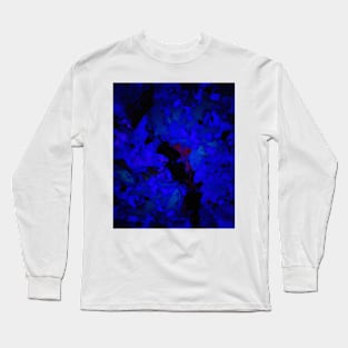 A dark blue crash Long Sleeve T-Shirt